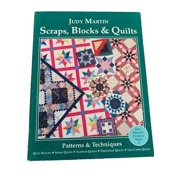 Judy Martin's Scraps Blocks & Quilts Book - Picture 1 of 3